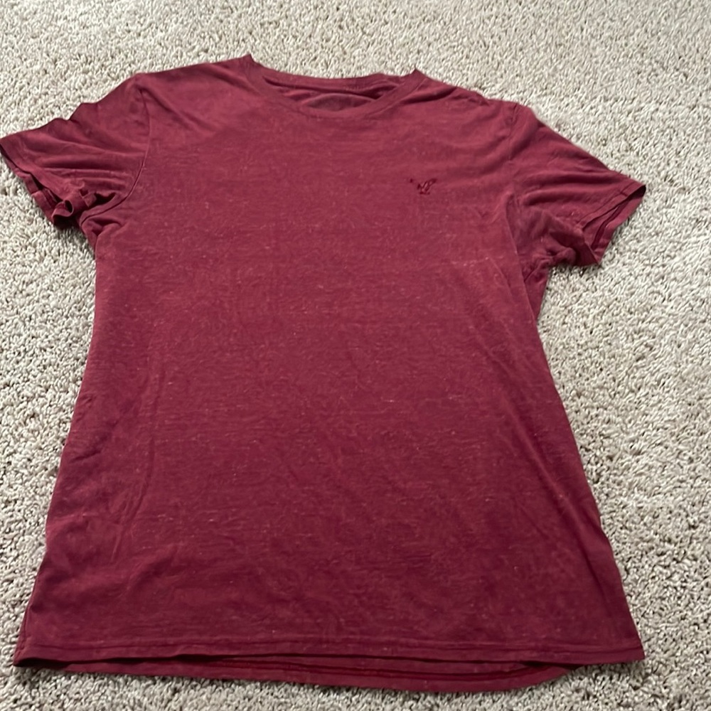Mens American Eagle red shirt size M